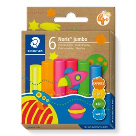 STAEDTLER 842F C6 ST Modelling Clay, Multi-Colour, Standard