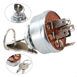 Cloudpower Ignition Starter Switch with Key for Toro Groundsmaster 172 322 325 Tractor, Lawn Mower Ignition Starter for 131095 430-334 27-2360 Lawn Trimmer Accessories
