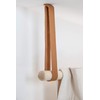 KEYAIIRA - Leather Ceiling Mounted Curtain Rod Mount - modern