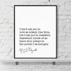 F. Scott Fitzgerald Great Gatsby Quote Print, Cotton Paper, Sizes