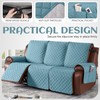 KinCam Waterproof Recliner Sofa Cover, Non-Slip Reclining Couch Covers for