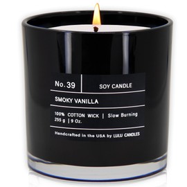 Lulu Candles | Ginger & Vanilla | Smells Sweet & Spicy | Luxury Scented Soy Jar Candle | Hand Poured in The USA | Highly Scented Long Lasting (9 Oz.)