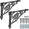 SELEWARE Heavy Duty Shelf Brackets 10 Inch, Bird Shelves Brackets,