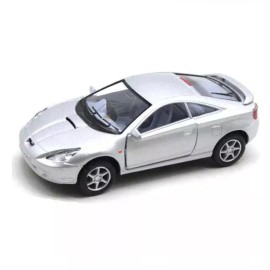Kinsmart 5038 By Kinsmart 5 inch Toyota Celica 1/34  Diecast- Silver  ( Not window Box