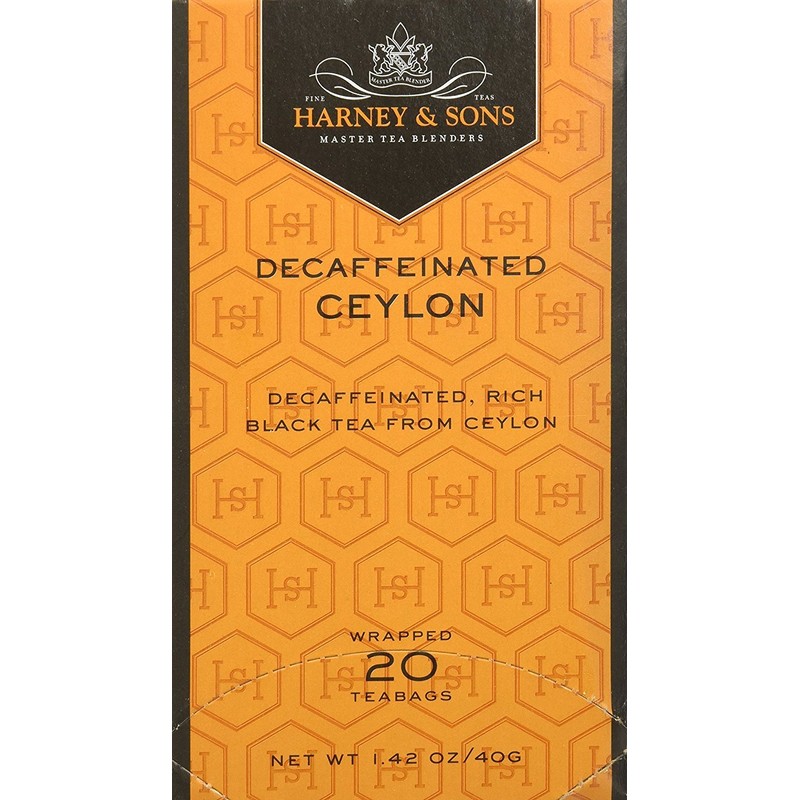Harney and Sons Decaf Ceylon, Decaf Black 20 Teabags per