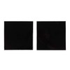 Sorbothane Vibration Isolation Square Pad, 5"x5", 2 Pack (50 Duro,