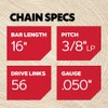 Oregon 3 Pack S56 AdvanceCut Chainsaw Chains for 16-Inch Bar