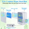 TenYoDaZonify 3-in-1 Indoor Dryer Vent Kit,Upgrade Energy Efficient Dryer Lint