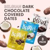 DORREL - Trio Bundle Pack: Belgian Dark Chocolate Covered Dates