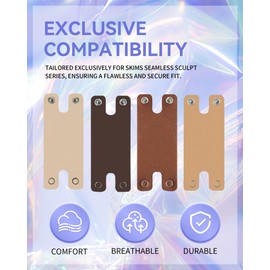 Bodysuit Extender with Metal Snaps – Exclusive Fit for Seamless Sculpt Shapewear, Adjustable for Women’s Comfort (02 Sand)