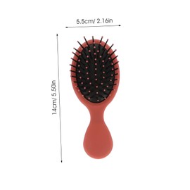 OATIPHO 6Pcs Mini Wet Hair Brush Hair Brush for Curly Hair Travel Friendly Durable Cloud Avocado