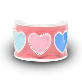 charMED Custom Stethoscope Charms - Candy Hearts Charm - Gifts for Nurses, Doctors, Veterinarians, Technicians, Surgeons, and Healthcare Professionals - Easy Clean Metal - Silver Color 0.5" Ring Charm