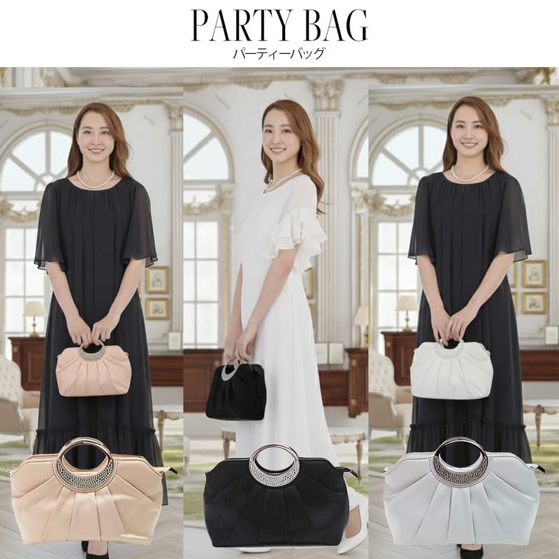 MIKA&MAYA 2way Party Bag Clutch Bag Handbag Shoulder Bag Second
