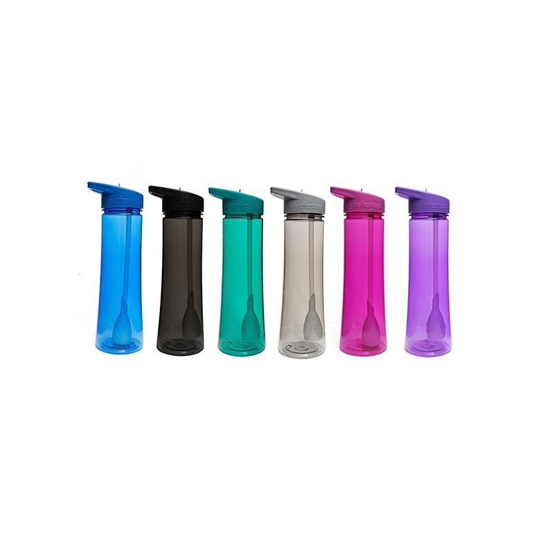 refresh2go 1050-P-2pk Sleek Pink 2 Filtered Water Bottle, 2-Pack, Royal