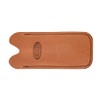 CASE XX Genuine Leather Embossed Slip Pouch for Medium Pocket
