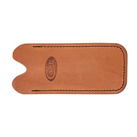 CASE XX Genuine Leather Embossed Slip Pouch for Medium Pocket Knives 41410