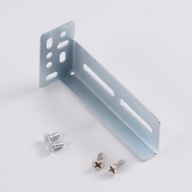 Molvyan Face Frame Rear Mounting Brackets 5 Pairs for Drawer Slide Cabinet Drawer Guides Slides Rails Bracket for Face Frame Install, with Screws