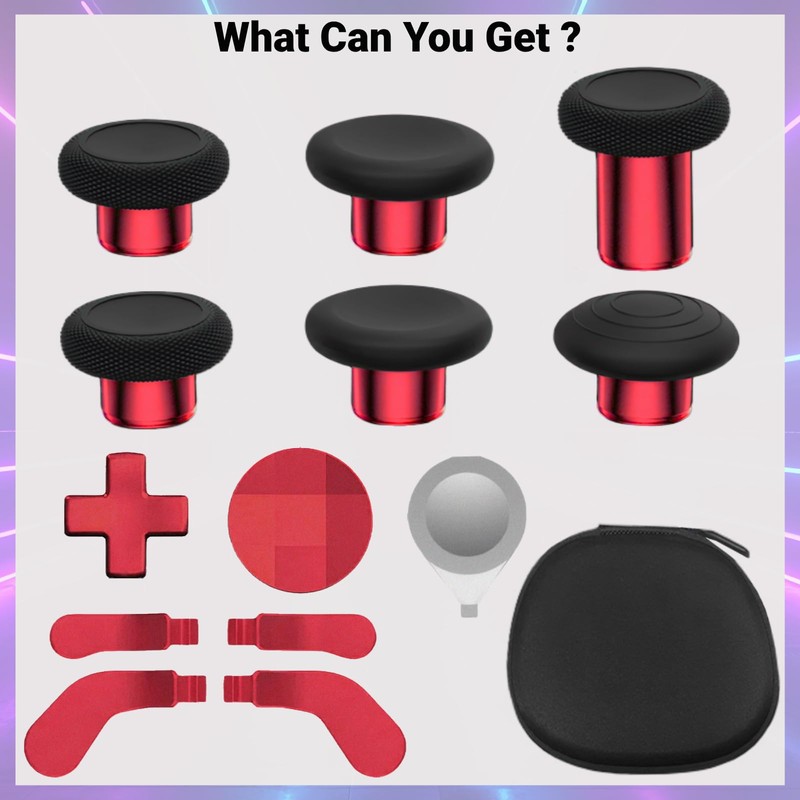 Elite Series 2 Gaming Controller Accessories Kit with Thumbsticks, D-Pads,