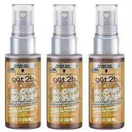 3 Pack- Schwarzkopf Got2B Glow'rious Hair & Body Spray, 1.69oz
