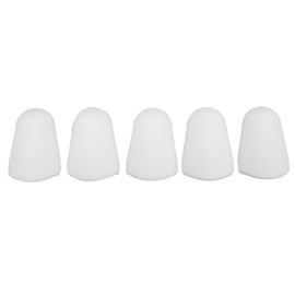 5Pcs Mouthpiece Cap Silicone Protector Accessory Set Kit for Clarinet Saxophone White