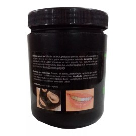Incredible Polvo Blanqueador De Carbón Activado Cáscara De Coco 200g