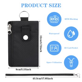 Brustbeutel mit RFID-Schutz, Anti-Diebstahl Unisex Organizer Reisegeldbeutel, Wasserdicht Umhängetasche Klein, Brusttasche Mini für Herren Damen, Tasche für Reisepass Kreditkarten Münzen Geld