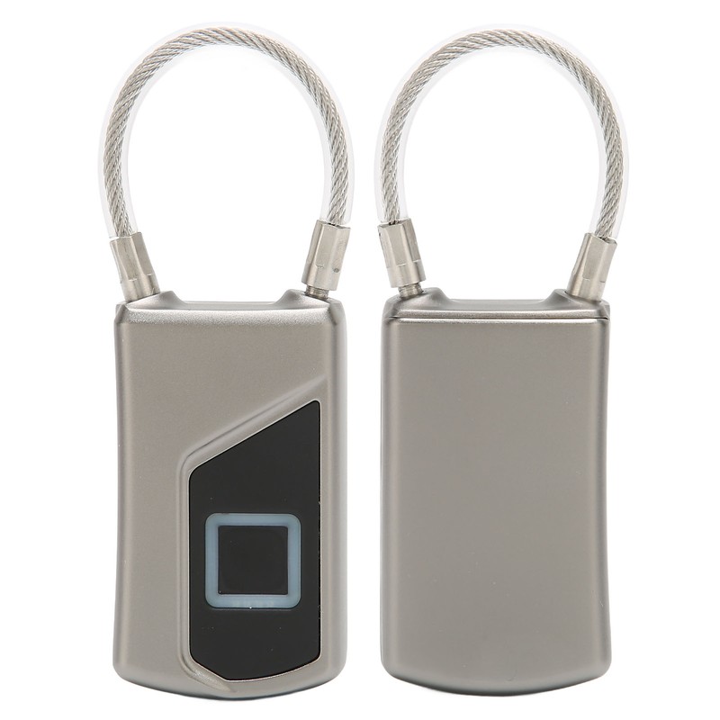 Fingerprint Padlock IP65 Waterproof 0.5S Fast 10 Sets Fingerprints Automatic