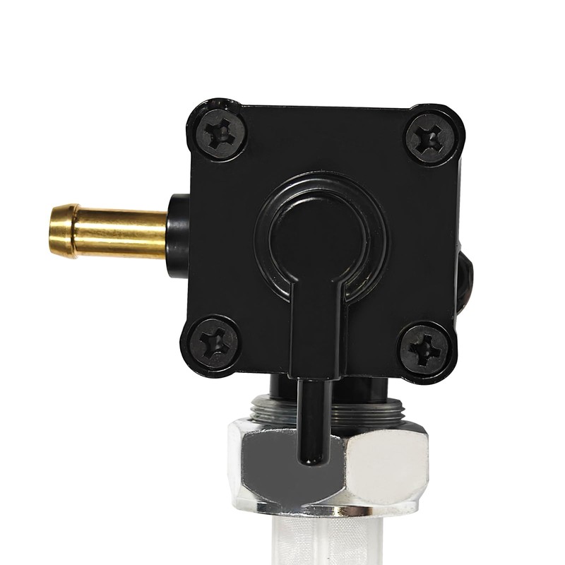 Zieichy Fuel Valve Petcock with Male Thread Compatible with Harley