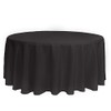 YOUR CHAIR COVERS - 132 Inch Round Premium Polyester Tablecloth