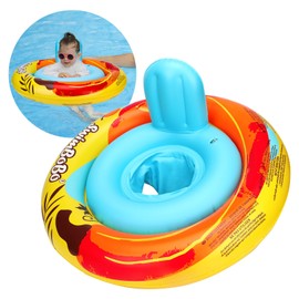 Swimbobo Baby Swimming Ring, Swimming Aid Safe and Visible on the Water, Swimming Seat Toddlers, Baby Float, from 1 to 2 Years (Yellow)