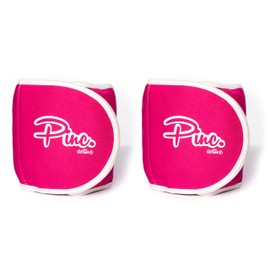 Ankle Weights Set (2 x 5lb Cuffs) - 10lbs in Total - for Women, Men and Kids – Used for Workouts at Home, Pilates, Yoga, Boxing, Dancing and Resistance Training, Pink