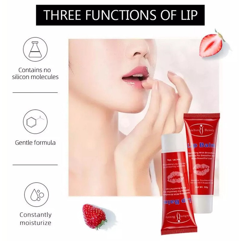 Aichun Beauty Moisturizing Strawberry Lip Balm For Very Dry Chapped