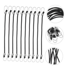 FUNOMOCYA 8pcs Trunk Hook Cargo Tie-Down Strap Bike Bungee Strap Cargo Tightening Strap Bicycle Bungee Cord Bike Luggage Strap Cargo Binding Belt Bike Binding Strap Canopy Tarp Ball Ties Abs