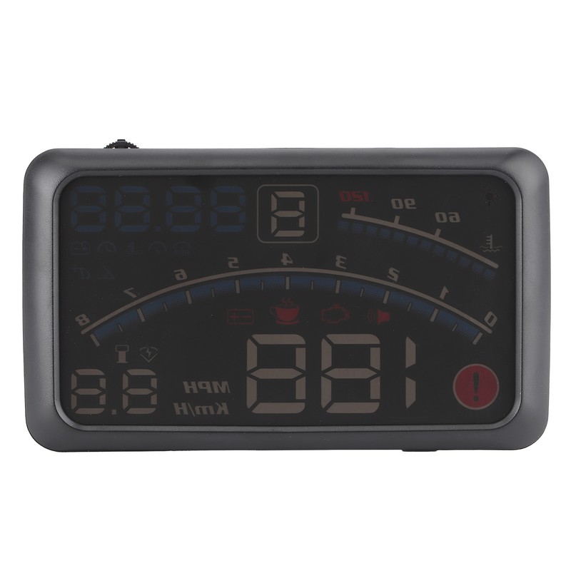 5.5in Car Projector Headup Display Set OBD2 HUD Windscreen Driving