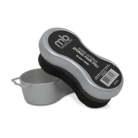 Moneysworth & Best Shoe Shine Sponge | Instant Shine for Leather Shoes, Boots, Jacket, Handbags, Briefcases and More | Black, Brown, Neutral Colours