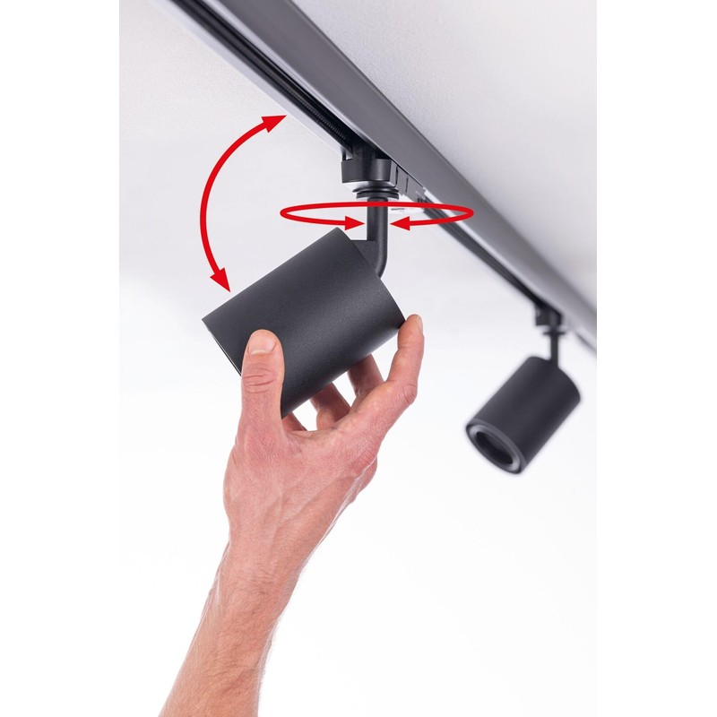 Paulmann Kratos LED track spotlight ProRail3 18.5W LED Black