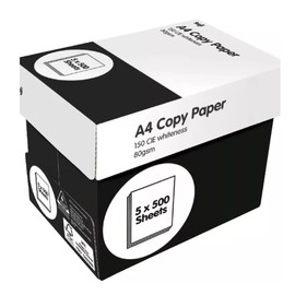 A4 Ream Paper A4 80 GSM Each Ream 500 Sheets White Multifunction Laserjet Inkjet Printer Paper Office Home Smooth Printing Paper Thick Strong Quality Paper (3 Reams (1500 Sheets))
