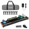 Donner Guitar Pedal Board with Built-in Power Supply, Aluminium Alloy