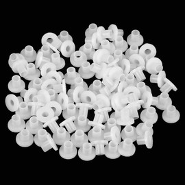 100Pcs Transistor Washer Insulated Plastic Spacer Bushing Washers (TW-10 (100pcs))