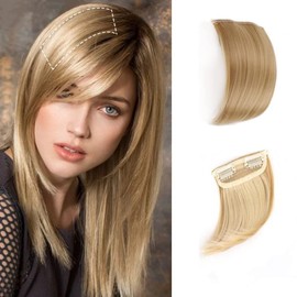 30cm Thick Straight Hairpieces Adding Extra Hair Volume Clip in Hair Extensions for Short Hair Invisible Fluffy Hair Pieces Hair Pad Extensions Hair Topper for Women with Thinning Hair