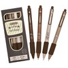 Maydahui 28 PCS Coffee Rollerball Gel Pen Retractable Printing Pens