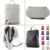 modamoda de T141 Women's Leather Backpack Shoulder Bag Handmade in