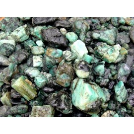 2000 Carat Lots of Unsearched Natural Emerald Rough + a FREE faceted Gemstone