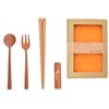 TOUGEI Gift Nature Gift Chopsticks Set, Children's Cutlery Set, Natural