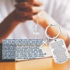 Vadaka Correctional Officer Keychain Gift Prayer Jewelry Christian Gift Religious