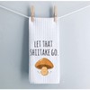 WCGXKO Funny Dish Towel Let That Shiitake Go Mushroom Pun