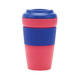 Smash Barista Buddy Reusable Coffee Cup 390ml Pink