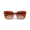 COACH Women's HC8392U Universal Fit Square Sunglasses, Caramel Tortoise/Brown Gradient,