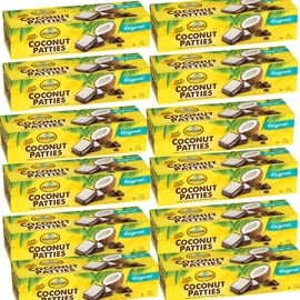 Coconut Patties, Chocolate, Anastasia Confections Coconut Patties, Coconut Original, Patties, Coconut Patties, Anastasia Coconut Patties Original, Florida Candy, Coconut Candy (12 pack)