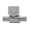 PEX Straight Stop Valve, 1/2-in x 1/2-in PEX 1/4 Quarter
